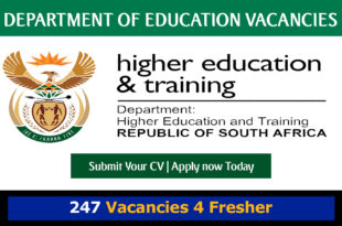 Department of Education Vacancies
