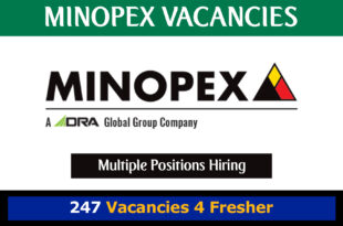 Minopex Vacancies