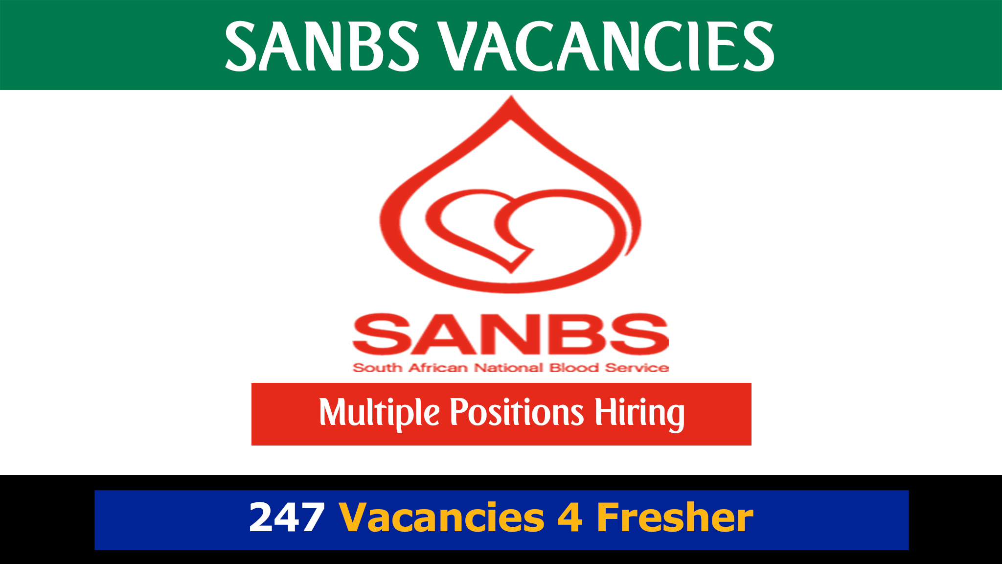 SANBS Vacancies