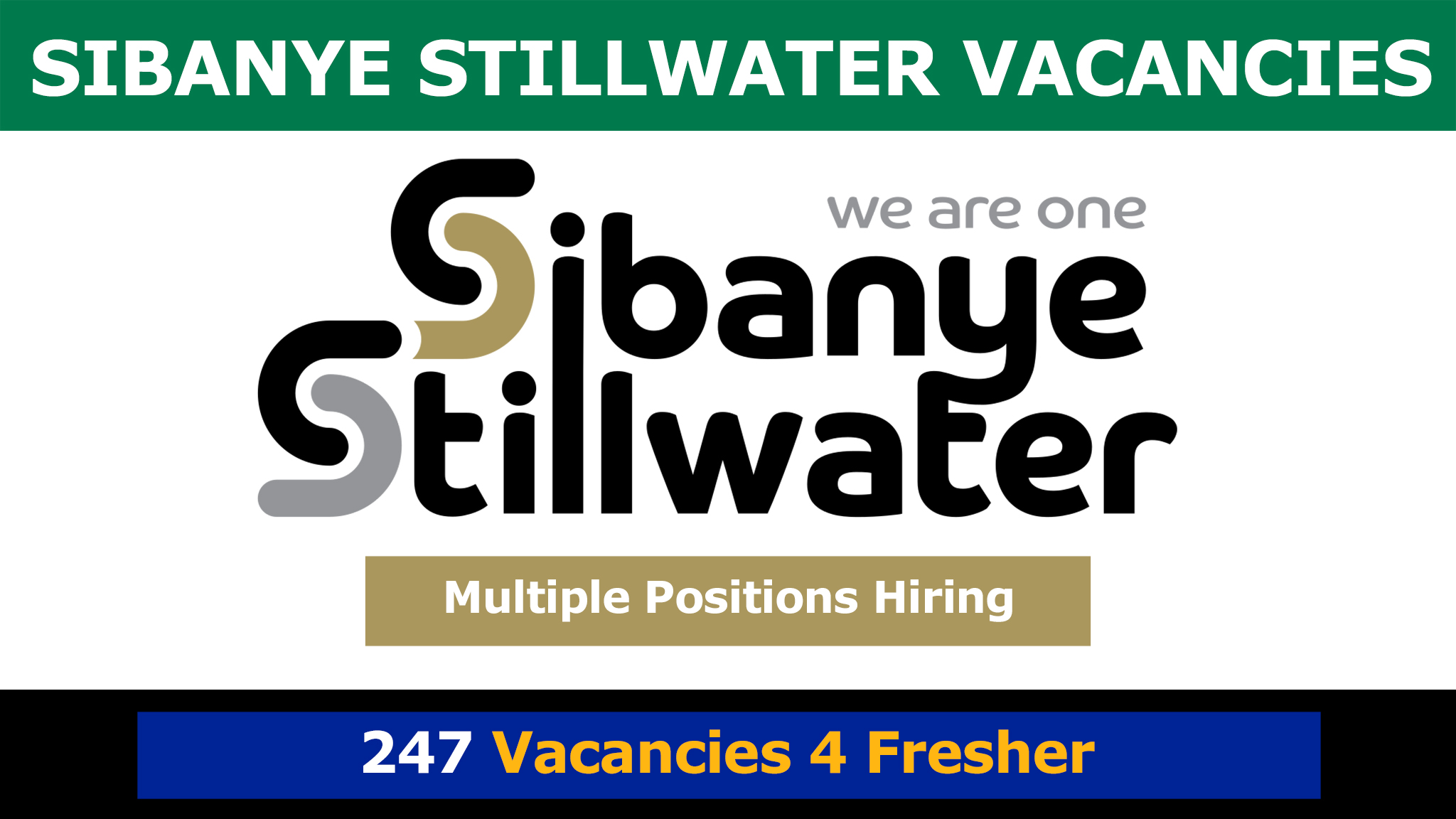 Sibanye Stillwater Vacancies