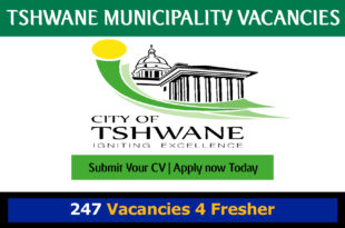 Tshwane Municipality Vacancies