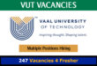 VUT Vacancies